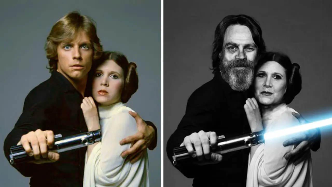 Mengejutkan, Penampakan Tokoh Star Wars Dulu dan Kini