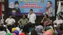 Ketum PKB, Muhaimin Iskandar memberi sambutan saat membuka diskusi di DPP PKB, Jakarta, Minggu (23/7). Diskusi bertemakan "Merawat Keindonesiaan Tolak Radikalisme, Lawan Intoleransi" sekaligus rangkaian Harlah ke-19 PKB. (Liputan6.com/Faizal Fanani)