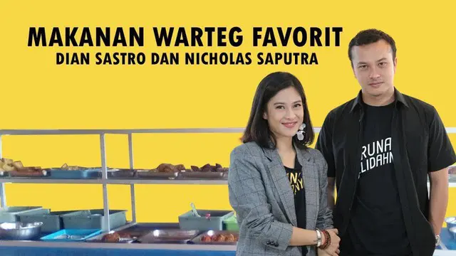 Dian Sastrowardoyo dan Nicholas Saputra membuka rahasia mereka soal makanan warteg dan nasi padang. Waduh kayak apa tuh ya menu mereka?