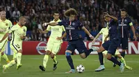 PSG vs Barcelona. (Yoan Valat/EPA)