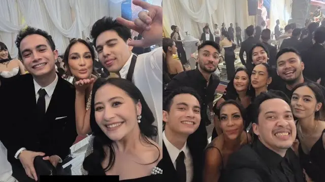 Prilly Latuconsina Hadir Resepsi Pernikahan Luna Maya dan Maxime. [@prillylatuconsina96]