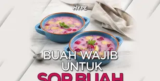 BUAH WAJIB UNTUK SOP BUAH