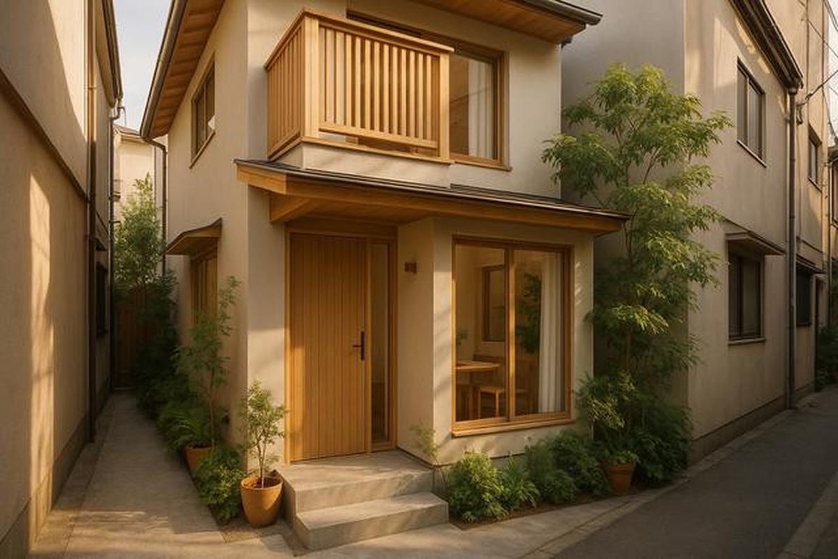 8 Desain Rumah Japandi 2025 di Gang Sempit, Inspirasi Hunian Estetik di Lahan Terbatas
