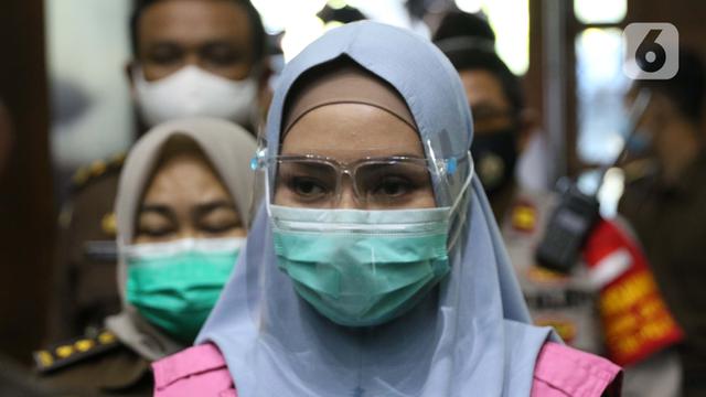 FOTO: Jaksa Pinangki Jalani Sidang Pembacaan Eksepsi