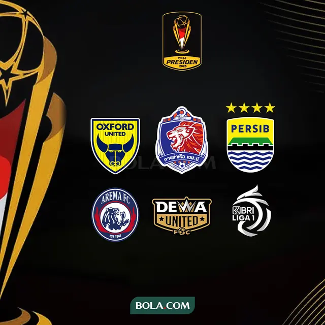 Piala Presiden - Ilustrasi Logo Pesreta Piala Presiden 2025