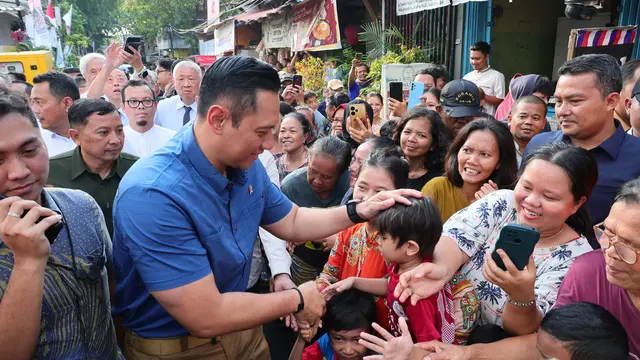 Menteri AHY Resmikan Program Perbaikan Rumah dan Konsolidasi Tanah Vertikal Rumah Susun Cinta Damai Jakpus