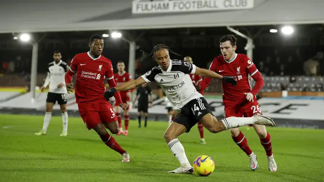 FOTO: Liverpool Bermain Imbang 1-1 Lawan Fulham