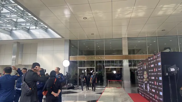 Situasi di JCC Senayan Jakarta Pusat Jelang Debat Cawapres