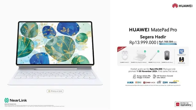 Resmi Diluncurkan, HUAWEI MatePad Pro 12,2 Dilengkapi Layar Tandem OLED Terbaik dan Keyboard Jenius yang Lebih Dari Laptop!