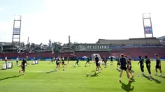 Latihan Swedia di Piala Dunia 2026 Diwarnai Pemandangan Tak Lazim, Dikelilingi Reruntuhan Stadion