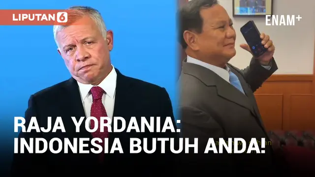 Keunggulan Sementara Prabowo di Pilpres 2024 Disambut Baik Raja Yordania Abdullah II