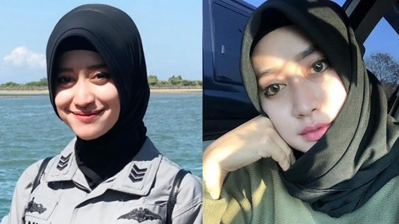 6 Potret Serka Welny Septiana, Prajurit TNI Angkatan Laut yang Curi Perhatian