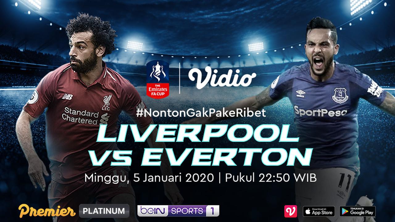 Saksikan Live Streaming Derby Merseyside Antara Liverpool VS Everton. sumberfoto: Vidio