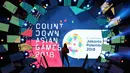 Countdown Asian Games 2018  resmi diluncurkan oleh Presiden Republik Indonesia di Silang Monas, Jakarta, (18/8/2017), Asian Games 2018 memiliki tema Energy Of Asia. (Bola.com/Nicklas Hanoatubun)