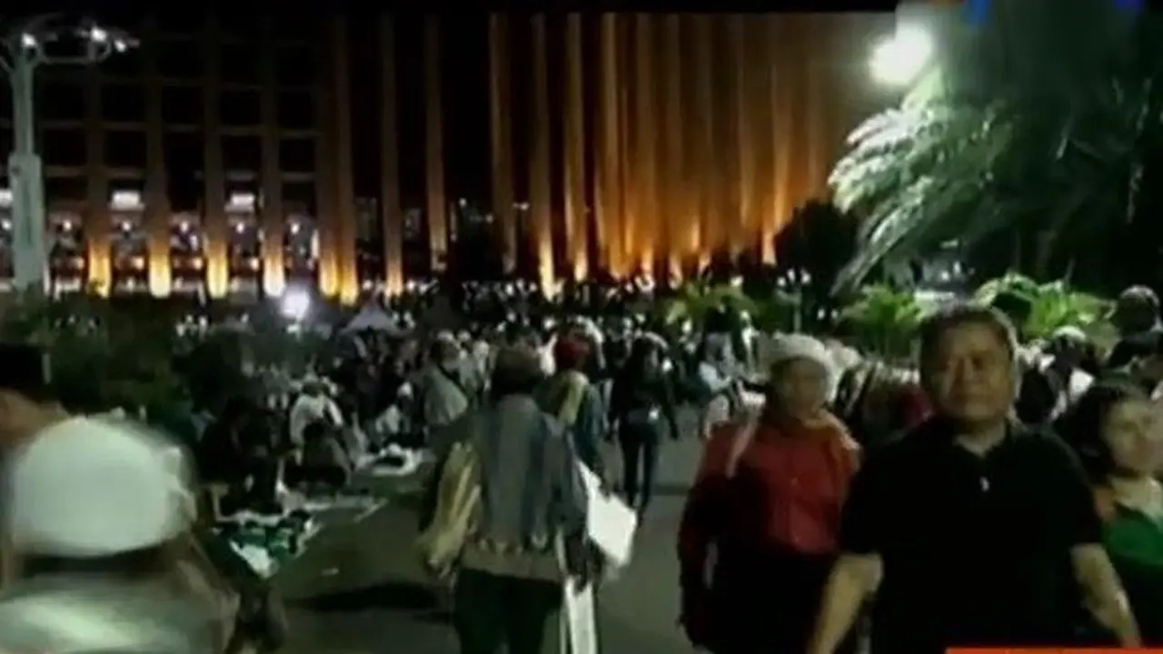 Massa Aksi Tiba di Istiqlal