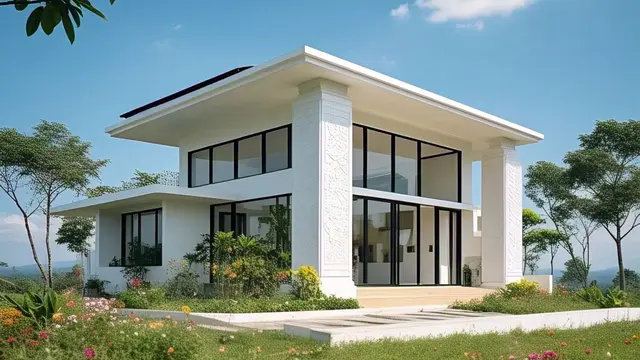 Cat Rumah Warna Putih/via ChatGPT