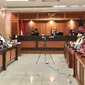 Pembacaan putusan perkara kartel minyak goreng di Ruang Sidang 1, Gedung KPPU, Jakarta Pusat. (Tira/Liputan6.com)