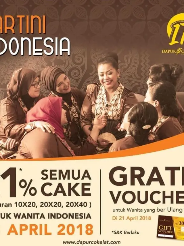 Sambut Hari Kartini, Ini Ragam Diskon Jajanan bagi Perempuan