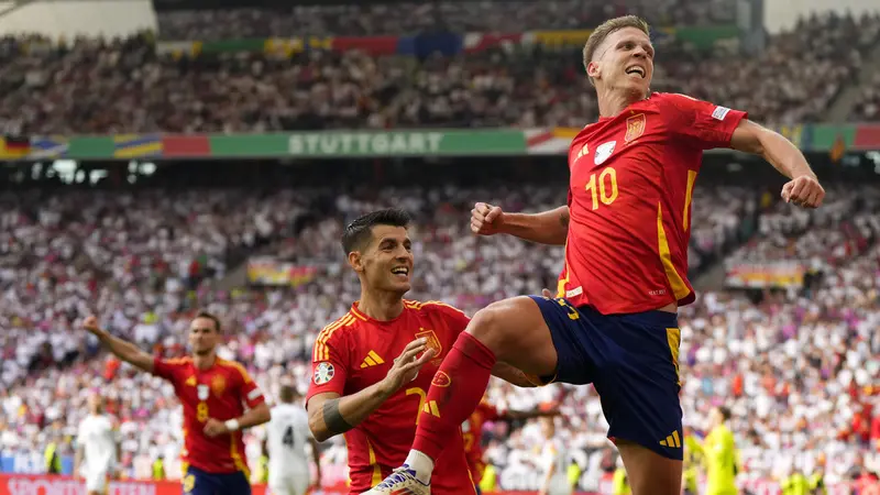 Pemain Timnas Spanyol Dani Olmo