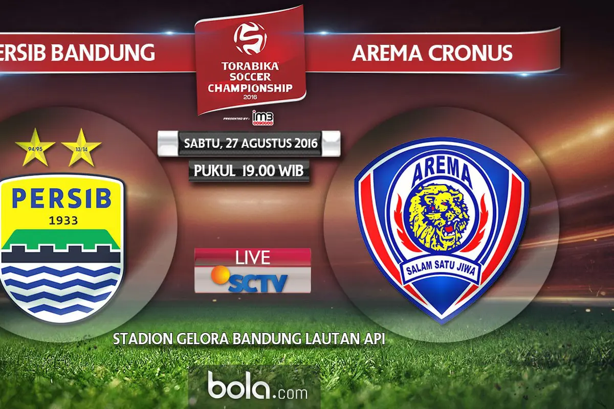 Persib Bandung Vs Arema Cronus (Bola.com/Adreanus Titus)