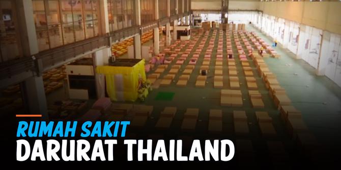 VIDEO: Corona Melonjak, Kargo Bandara Thailand jadi RS Lapangan Covid-19