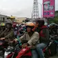 Suasana mudik Lebaran di Pantura Cirebon. Foto (Liputan6.com / Panji Prayitno)