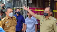 Danny Pomanto kunjungi kebakaran depan GOR Sudiang (Liputan6.com)