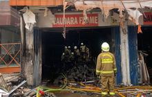 FOTO: Begini Kondisi Ruko di Mampang yang Ludes Terbakar, 7 Orang Tewas