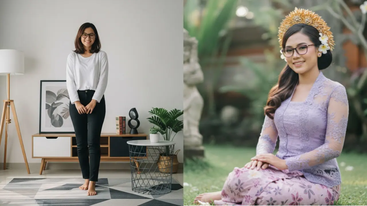 Prompt AI Edit Foto Pakai Baju Adat Bali/ Ilustrasi AI