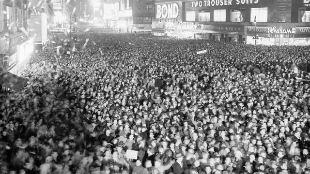 Potret Kemeriahan Malam Tahun Baru di Times Square, New York