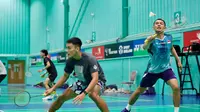 Ganda putra Indonesia Fajar Alfian/Muhammad Shohibul Fikri memuji pasangan Inggris Ben Lane/Sean Vendy menjelang All England 2026. (foto: PBSI)
