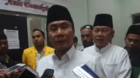 Ketua DPD Partai Hanura Sumsel Mularis Djahri dipecat dari jabatannya oleh DPP Partai Hanura (Liputan6.com / Nefri Inge)
