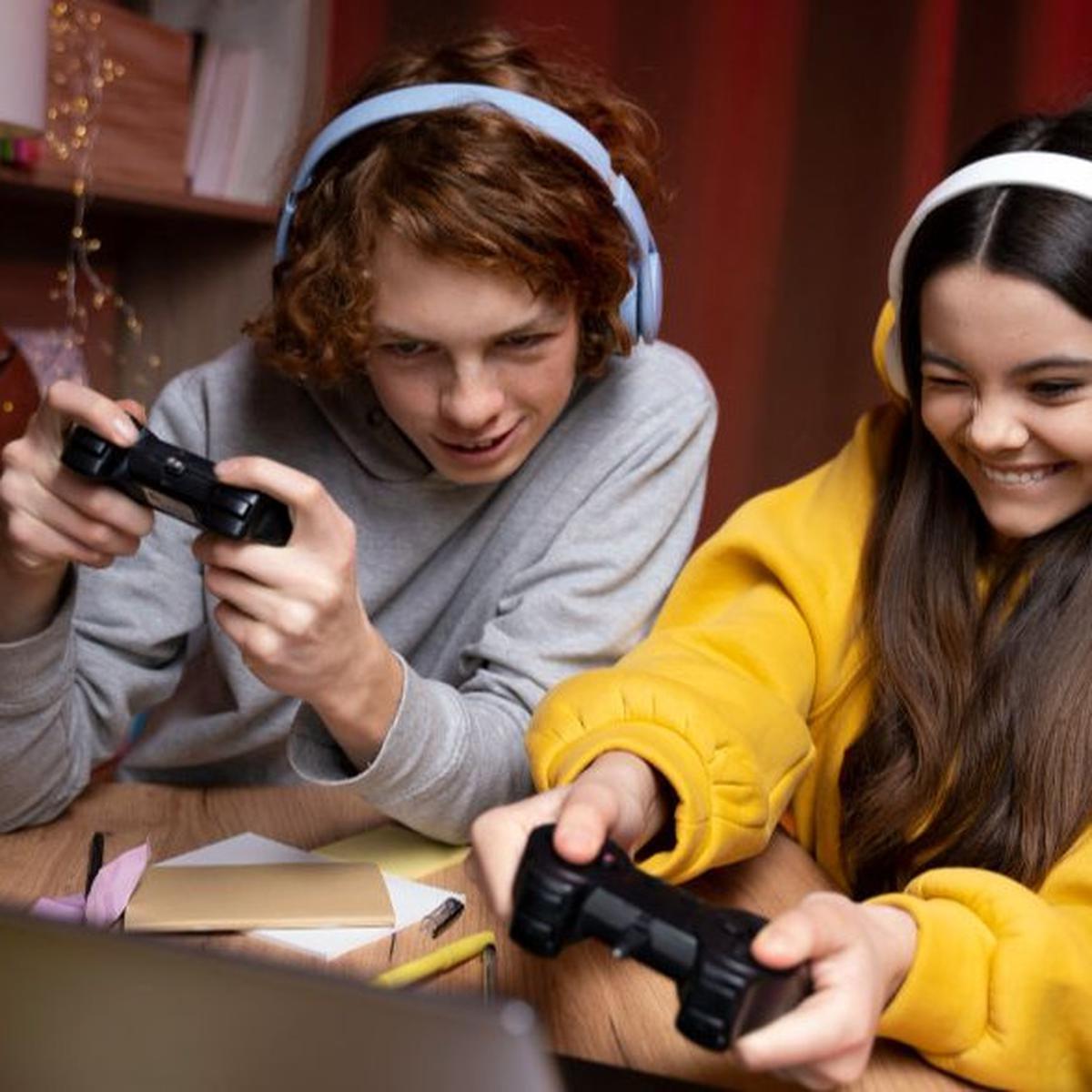 Couple Playing Video Game