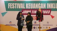 Kelompok usaha Batik Ciprat Sidoarjo atau Batik CIJO pertama kalinya diperkenalkan ke publik dalam gelaran Festival Keuangan Inklusif Jawa Timur (FKI) Tahun 2023. Foto: D-Link Project.