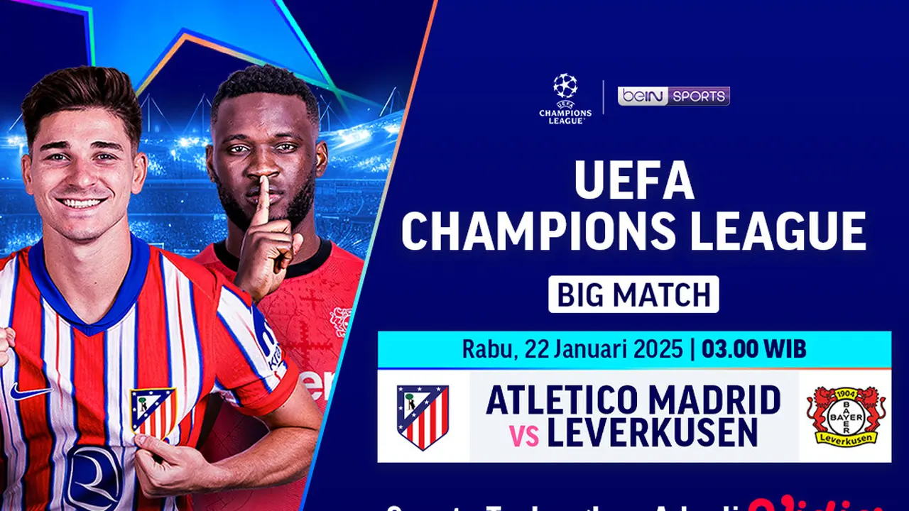 Big Match Liga Champions: Atlético Madrid vs Leverkusen di Vidio