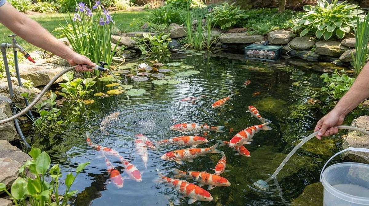 Cara Menjaga Kolam Ikan Tetap Bersih Tanpa Harus Sering Menguras Air