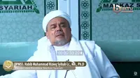 Habib Rizieq Shihab atau HRS menanggapi soal dugaan ajaran yang sesat di Ponpes Al Zaytun. (Tangkap layar YouTube IBTV)