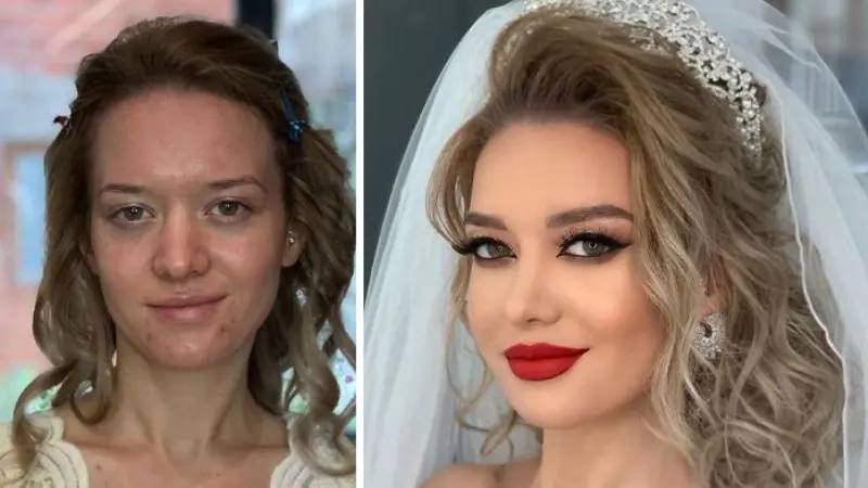 8 Foto Sebelum dan Sesudah Makeover Rias Pengantin Ini Keren Banget