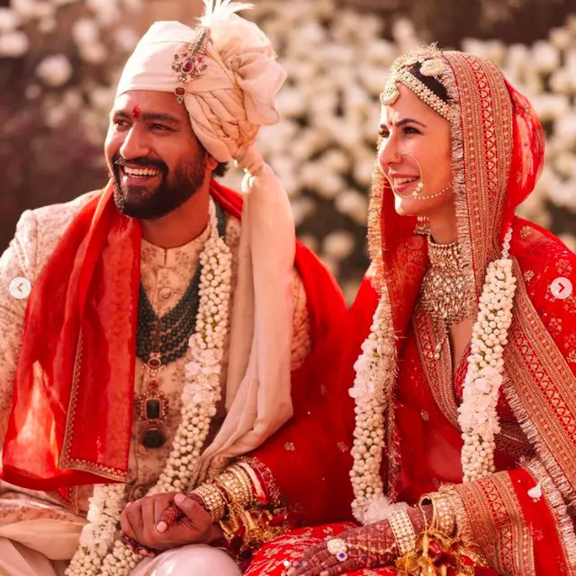 Potret pernikahan Katrina Kaif dan Vicky Kaushal