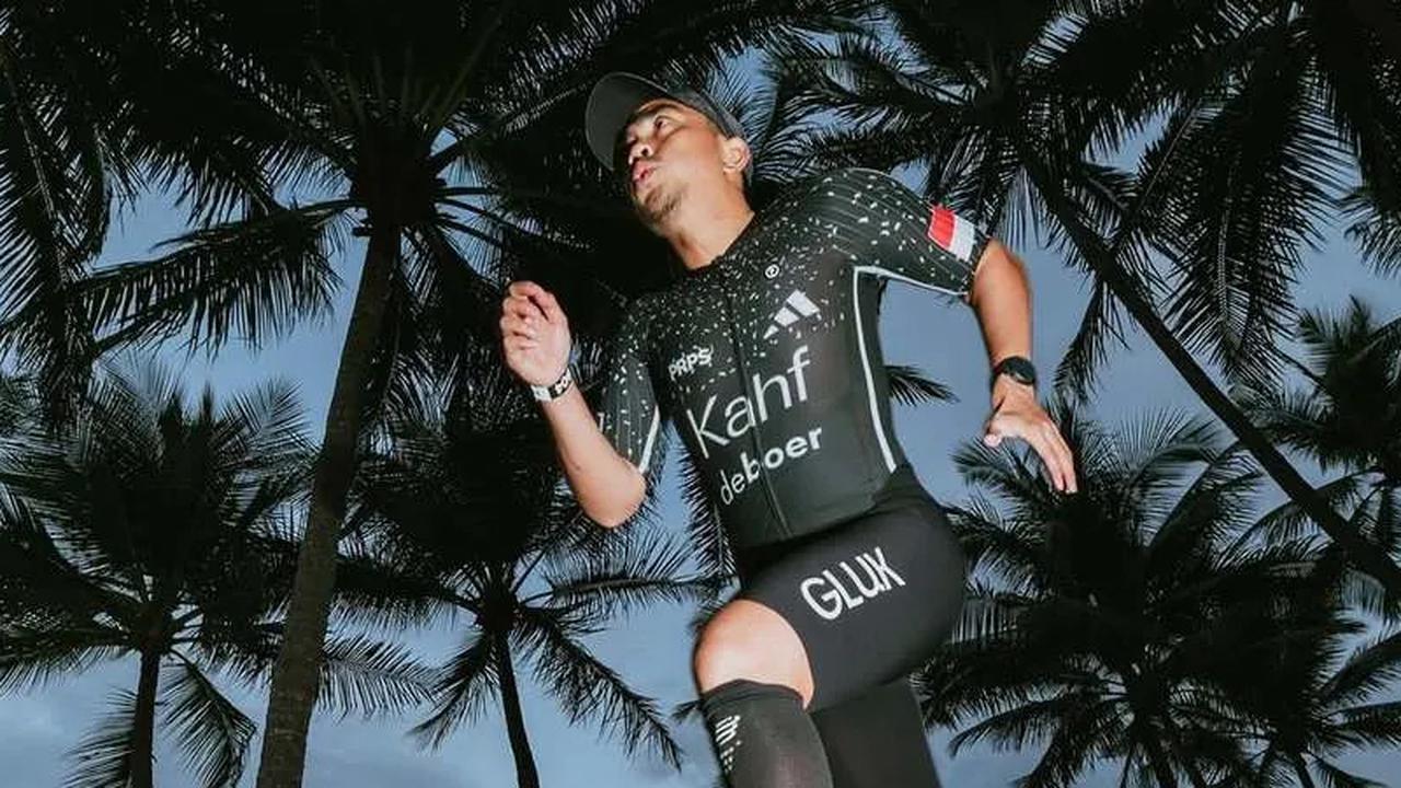 8 Potret Ditto Suami Ayudya Bing Slamet Sukses Taklukkan Triathlon di Australia, Makin Bahagia Disambut Istri dan Anak