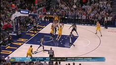 Utah Jazz mengalahkan Denver Nuggets dengan skor 106-77 dalam lanjutan pertandingan NBA 2017-2018.