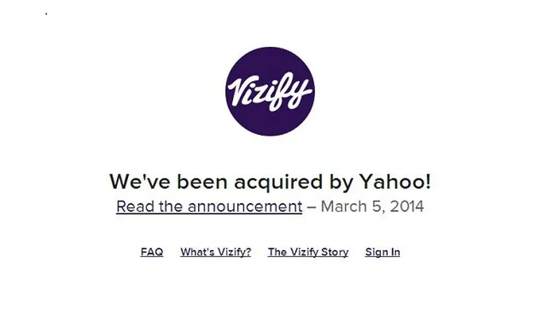 Yahoo Beli Perusahaan Visualisasi Data Media Sosial Vizify 