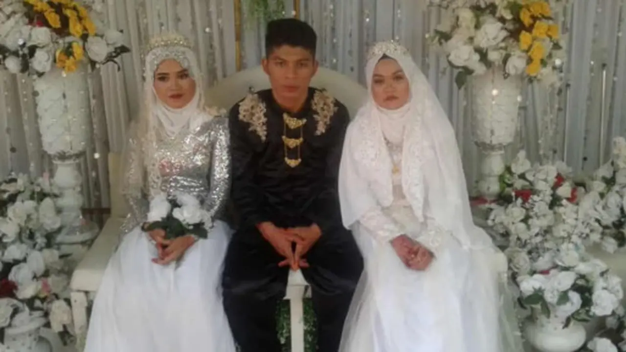 Jatuh Cinta dengan Dua Wanita, Pria ini Nikahi Keduanya Sekaligus