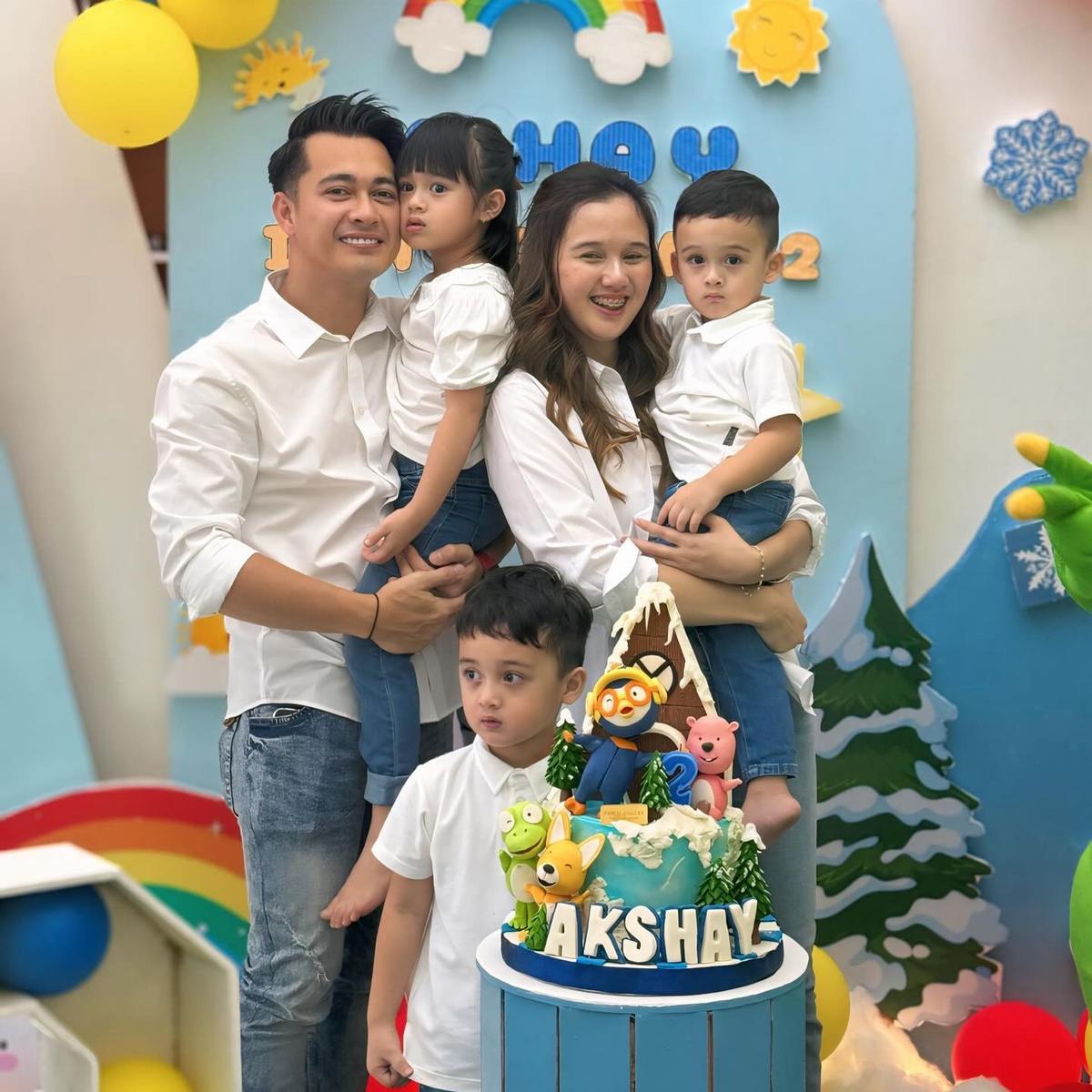 Potret Ulang Tahun Akshay Anak Bungsu Eza Gionino yang ke-2