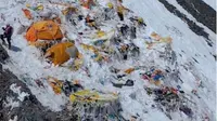 Kondisi Memburuk, Proyek Membersihkan Sampah di Gunung Tertinggi Dunia Bakal Kembali dan Butuh Banyak Biaya. foto @nimsdaifoundation