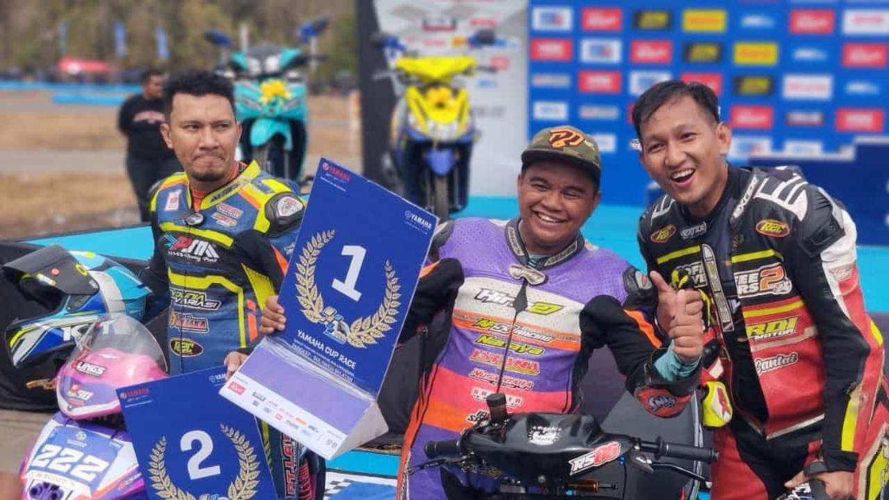 Yamaha Cup Race di Sirkuit Pancasila Karaeng Mallombassang, Pangkep. (Foto: Liputan6.com/Ahmad Yusran)