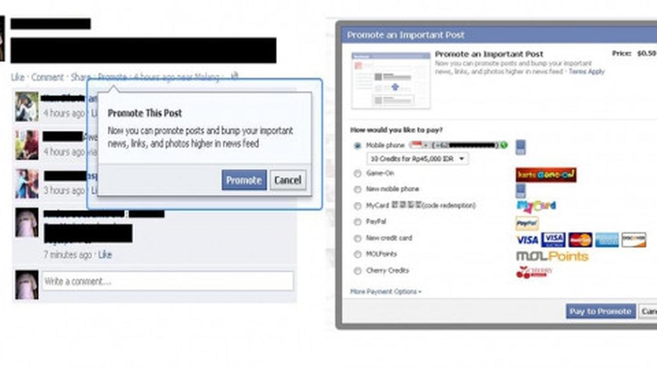 Facebook berbayar