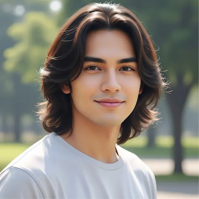 Model Rambut Panjang Pria Jidat Lebar