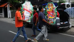 Parsel lebaran di kawasan tersebut dijual dengan kisaran Rp. 400.000 hingga Rp. 2 juta. (merdeka.com/Imam Buhori)