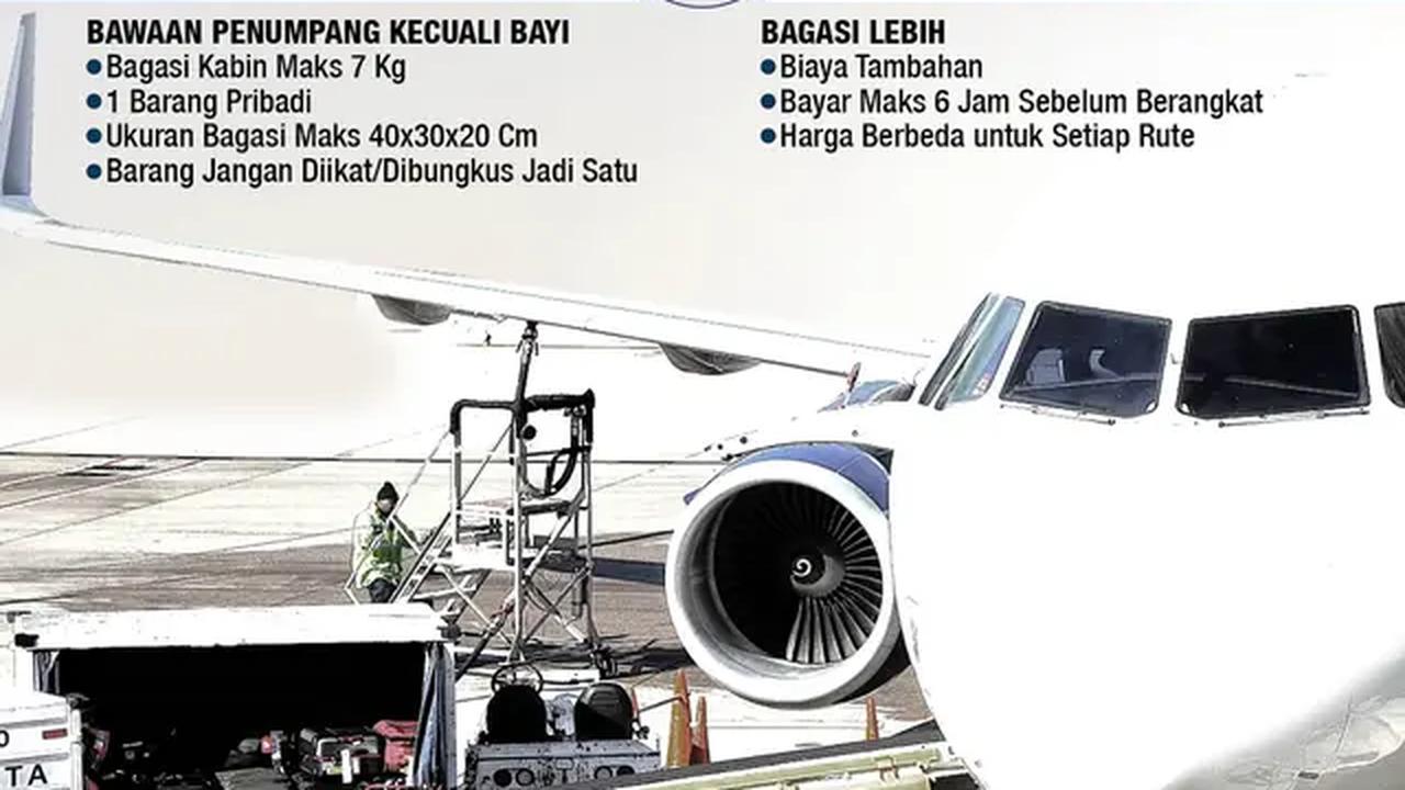 Infografis Bagasi Pesawat Berbayar Maskapai Tarif Rendah. (Liputan6.com/Abdillah)